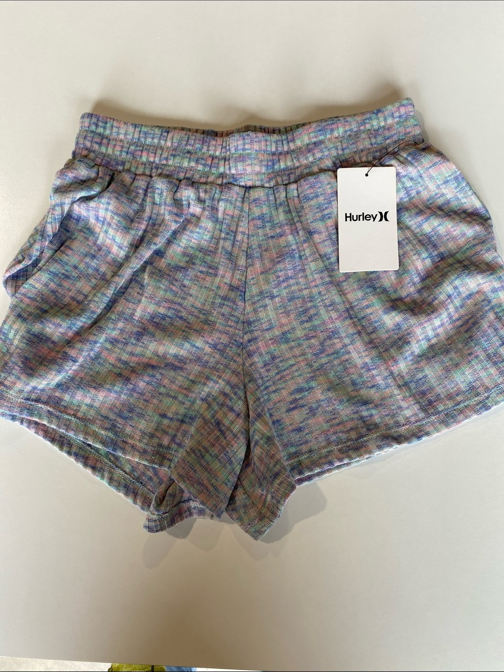 Hurley Pastel Heathered Multi-Color girls Shorts. NWT size L
